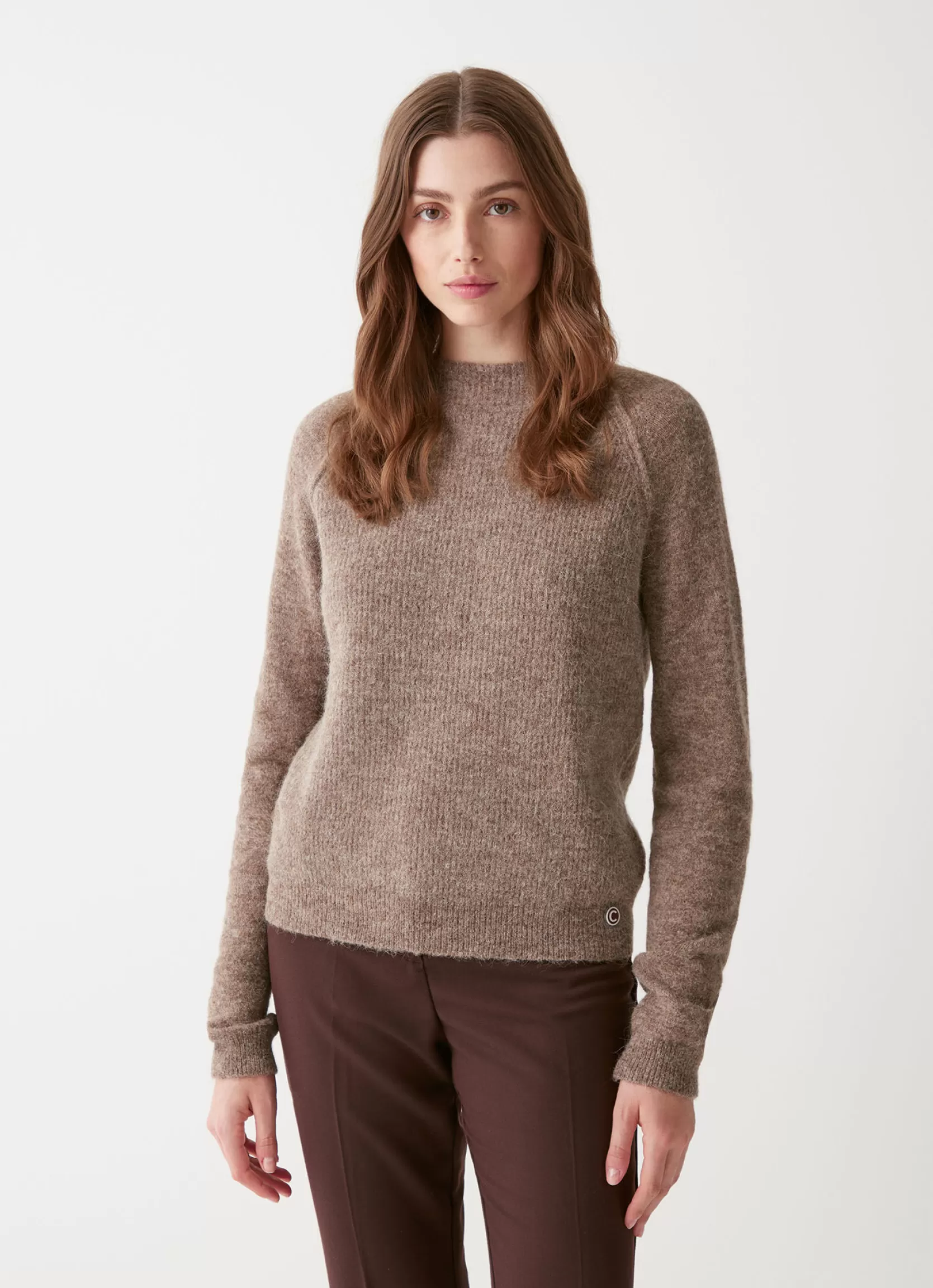 Colmar Volcano neck pullover in merino wool | woman Pullovers