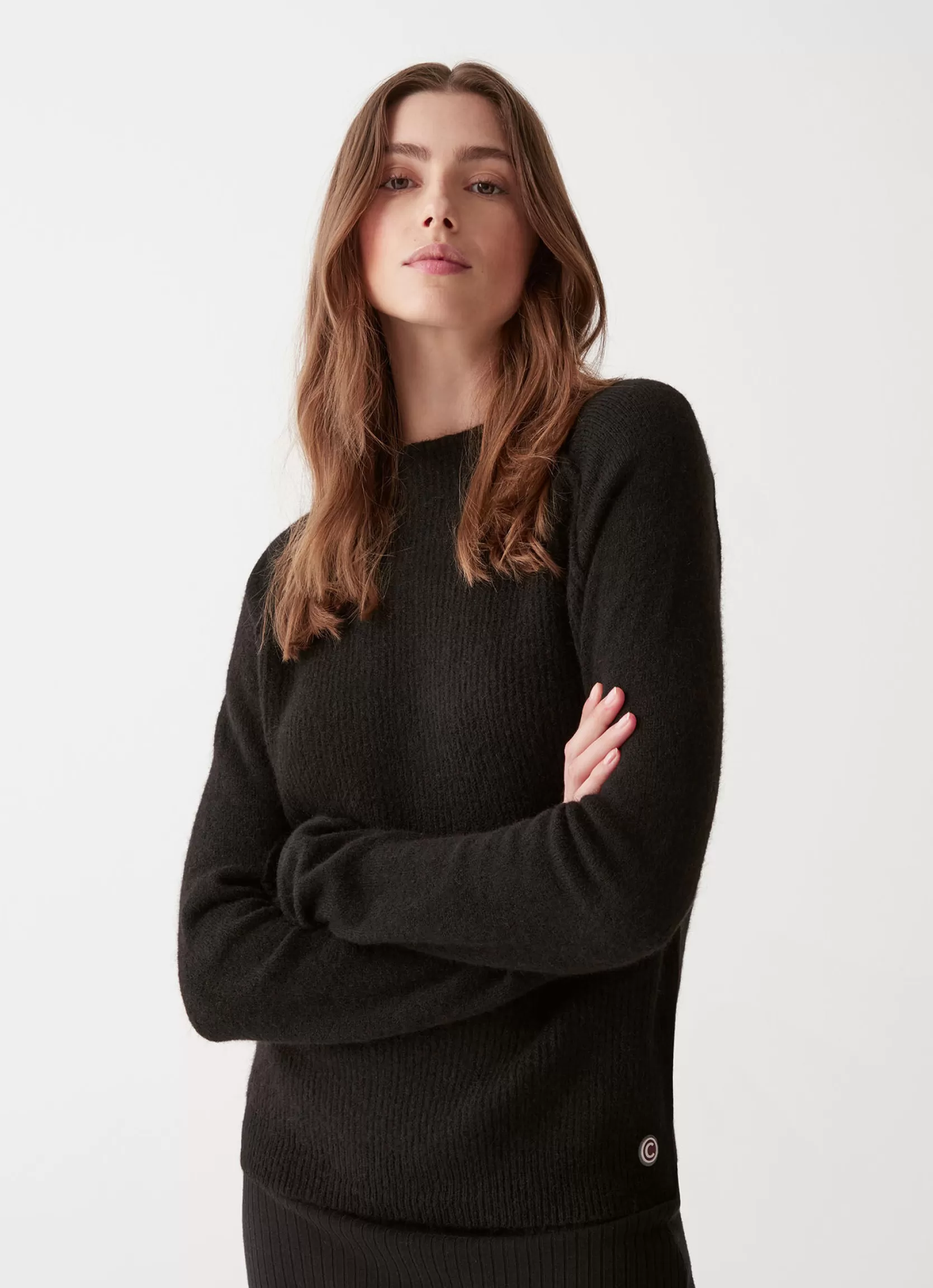 Colmar Volcano neck pullover in merino wool | woman Pullovers