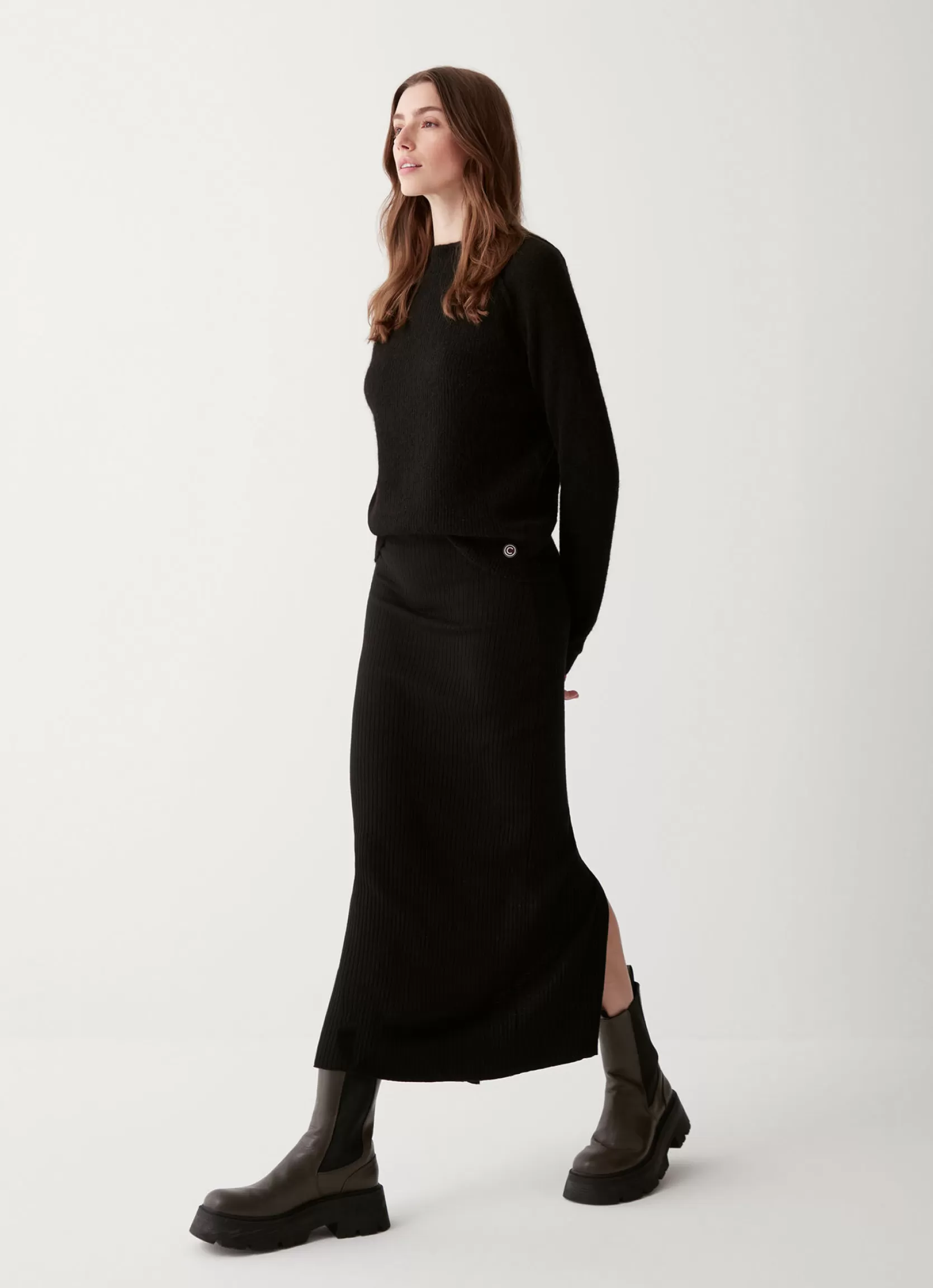 Colmar Volcano neck pullover in merino wool | woman Pullovers
