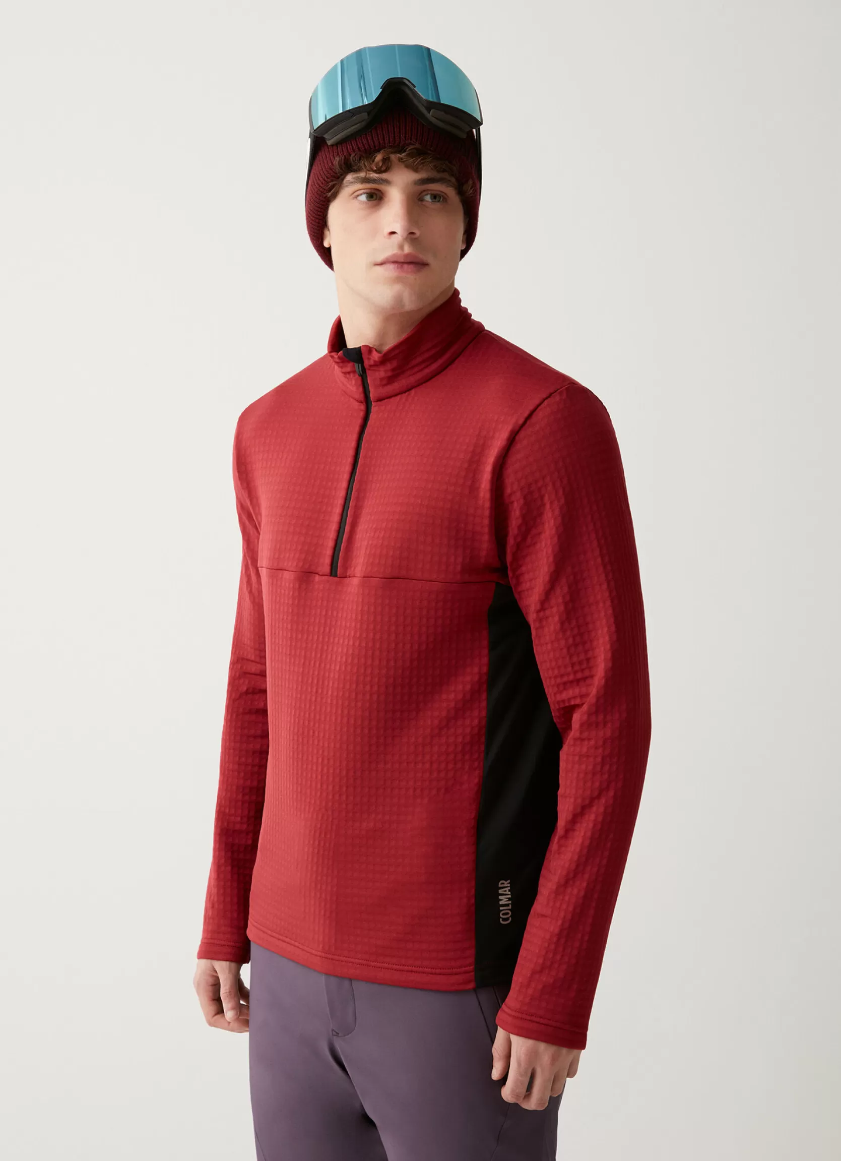 Colmar Waffle-effect stretch ski sweatshirt | man Sweatshirts and Fleeces | SKI COLLECTION MAN