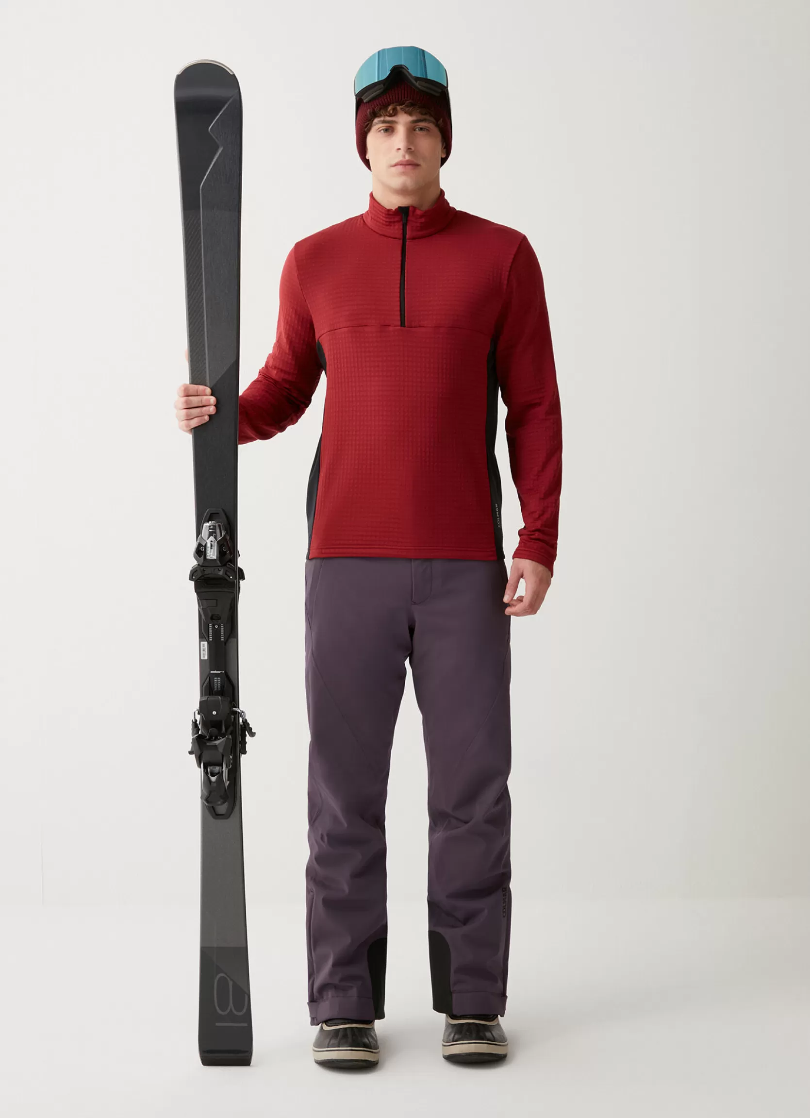Colmar Waffle-effect stretch ski sweatshirt | man Sweatshirts and Fleeces | SKI COLLECTION MAN