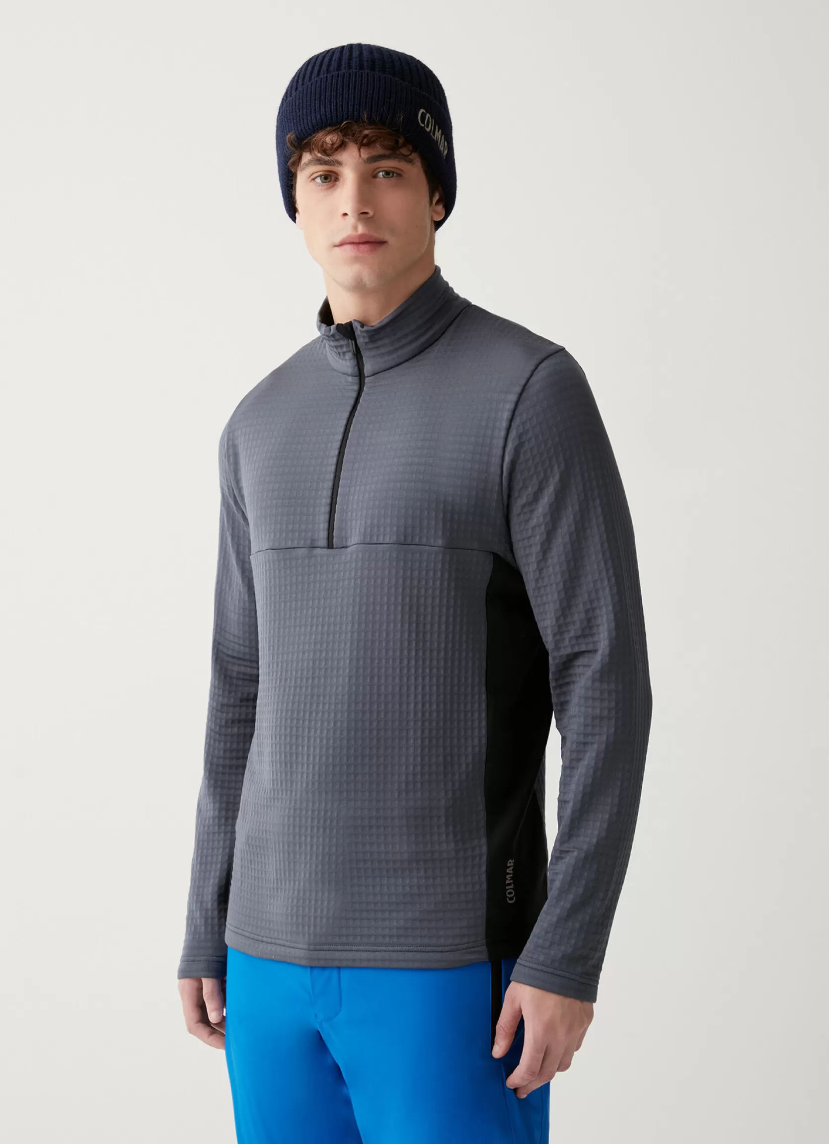 Colmar Waffle-effect stretch ski sweatshirt | man Sweatshirts and Fleeces | SKI COLLECTION MAN