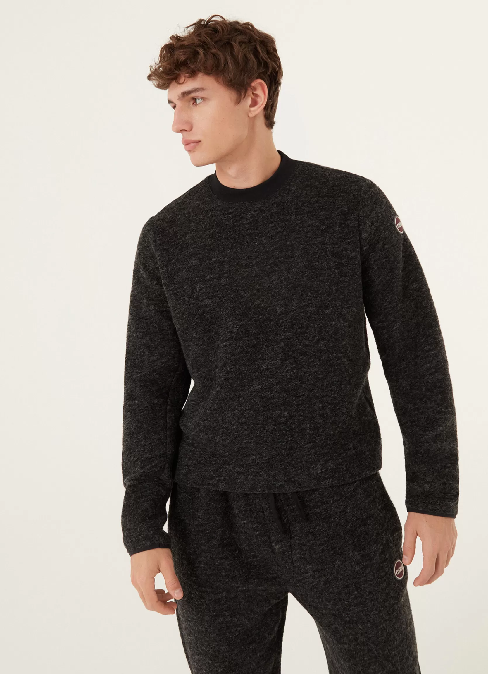 Colmar Warm crew-neck sweatshirt in wool knit | man Outlet
