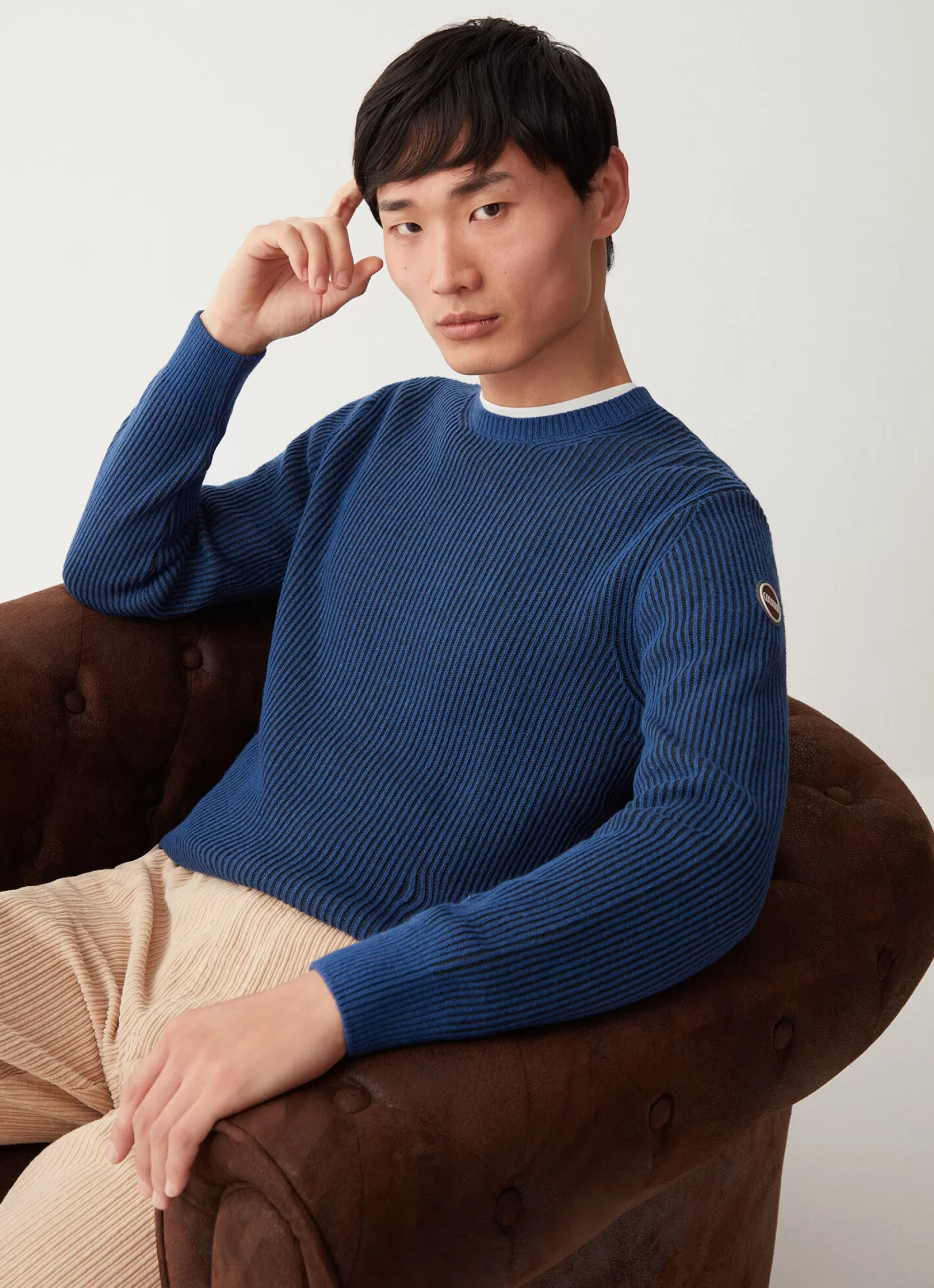 Colmar Wool and cashmere crew-neck jumper | man Pullovers