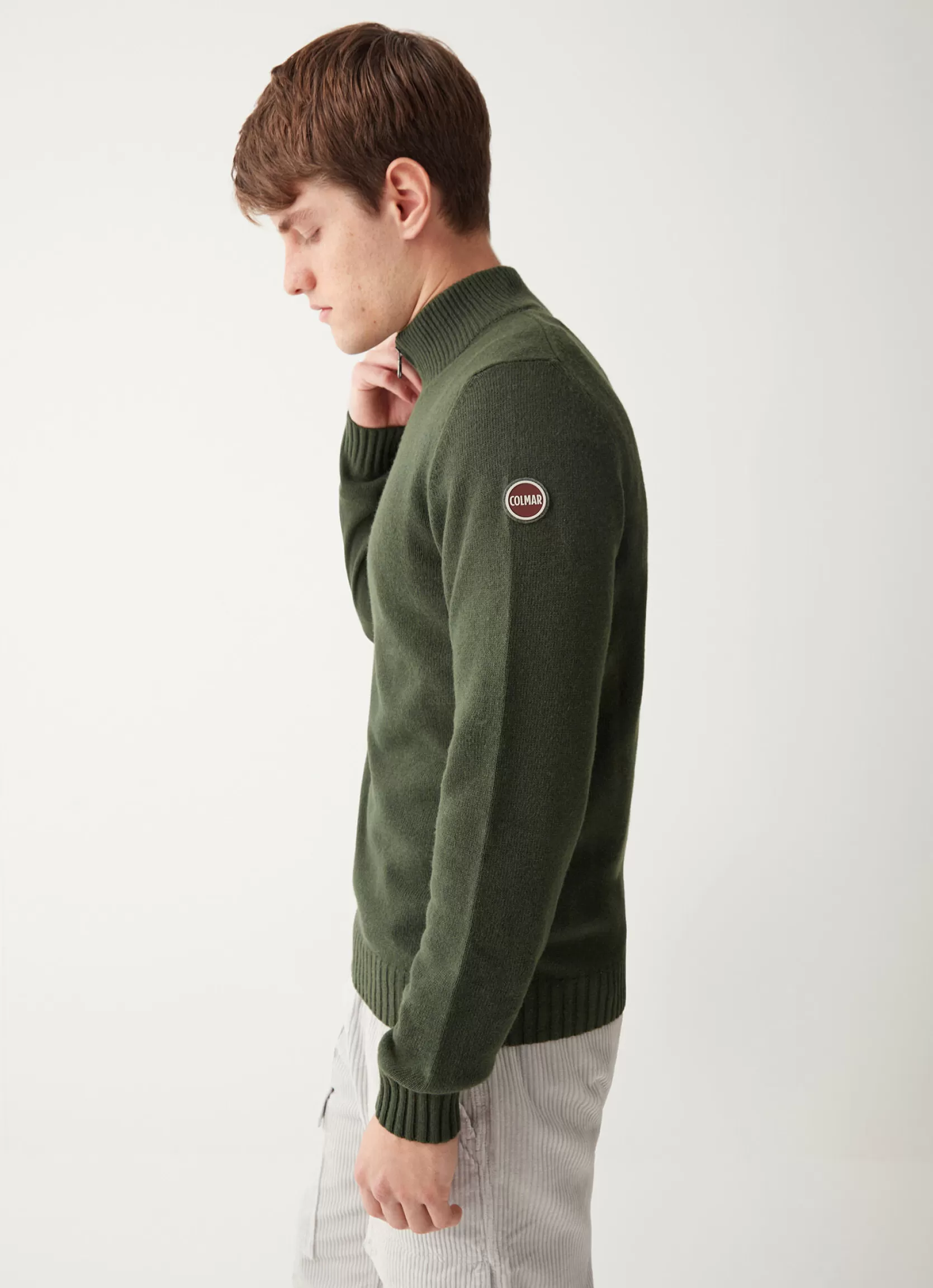 Colmar Wool and cashmere half-zip polo-neck | man Pullovers