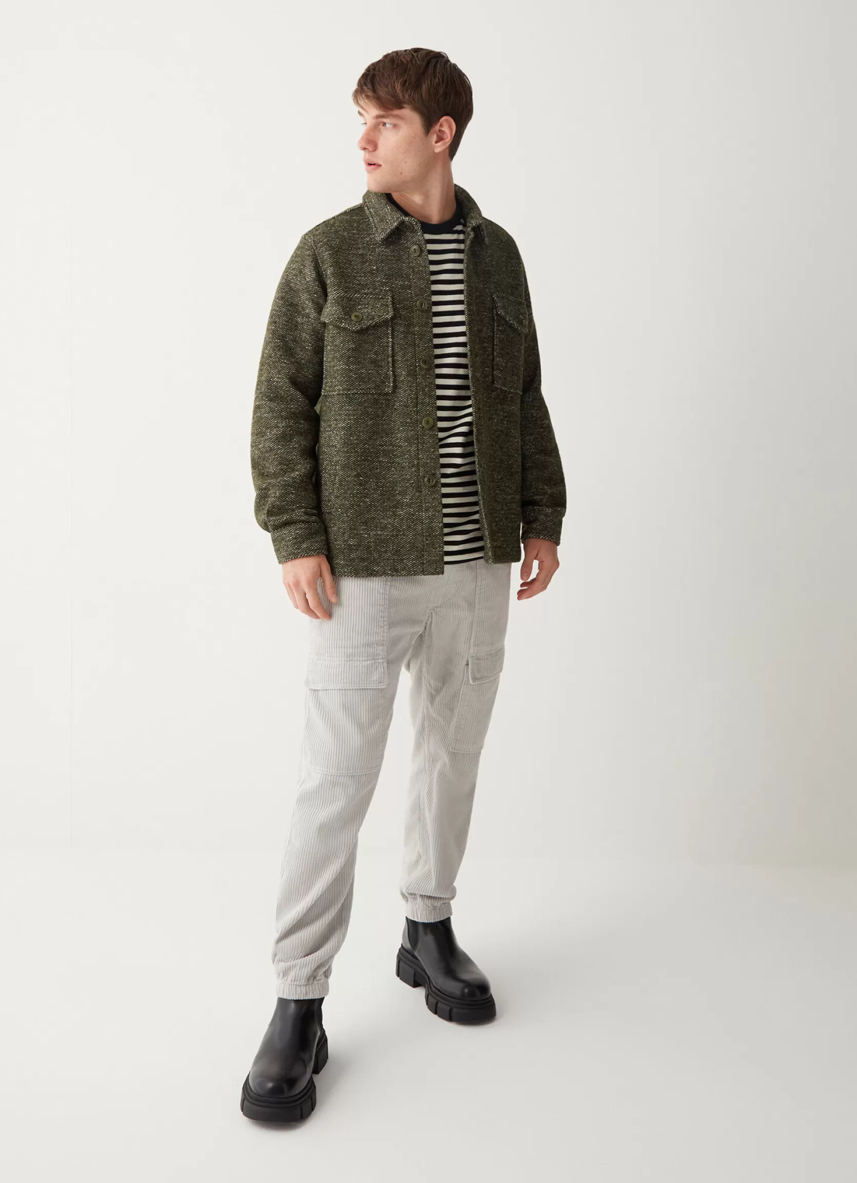 Colmar Wool blend flannel shirt | man Sweatshirts