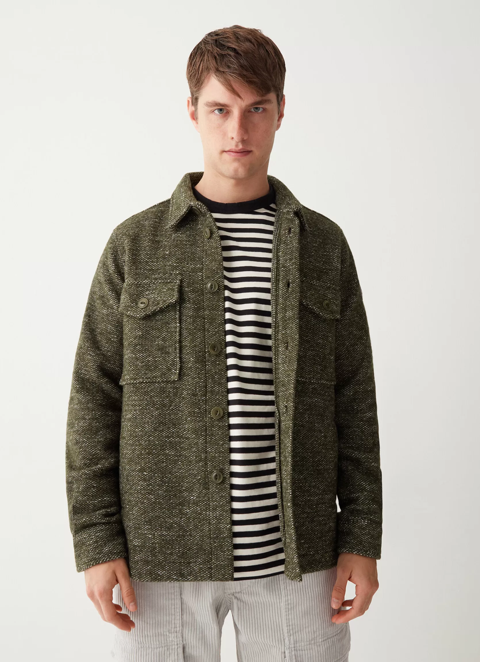 Colmar Wool blend flannel shirt | man Sweatshirts