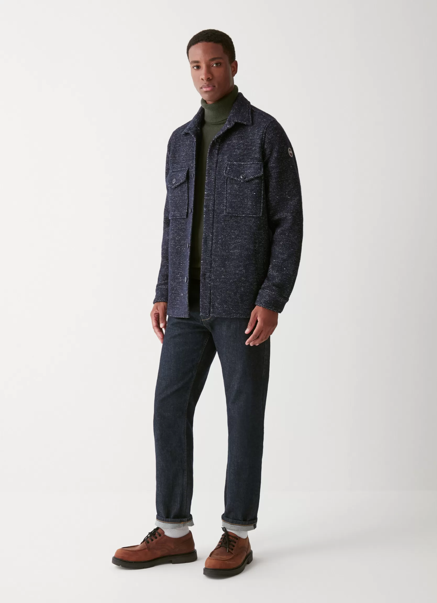 Colmar Wool blend flannel shirt | man Sweatshirts