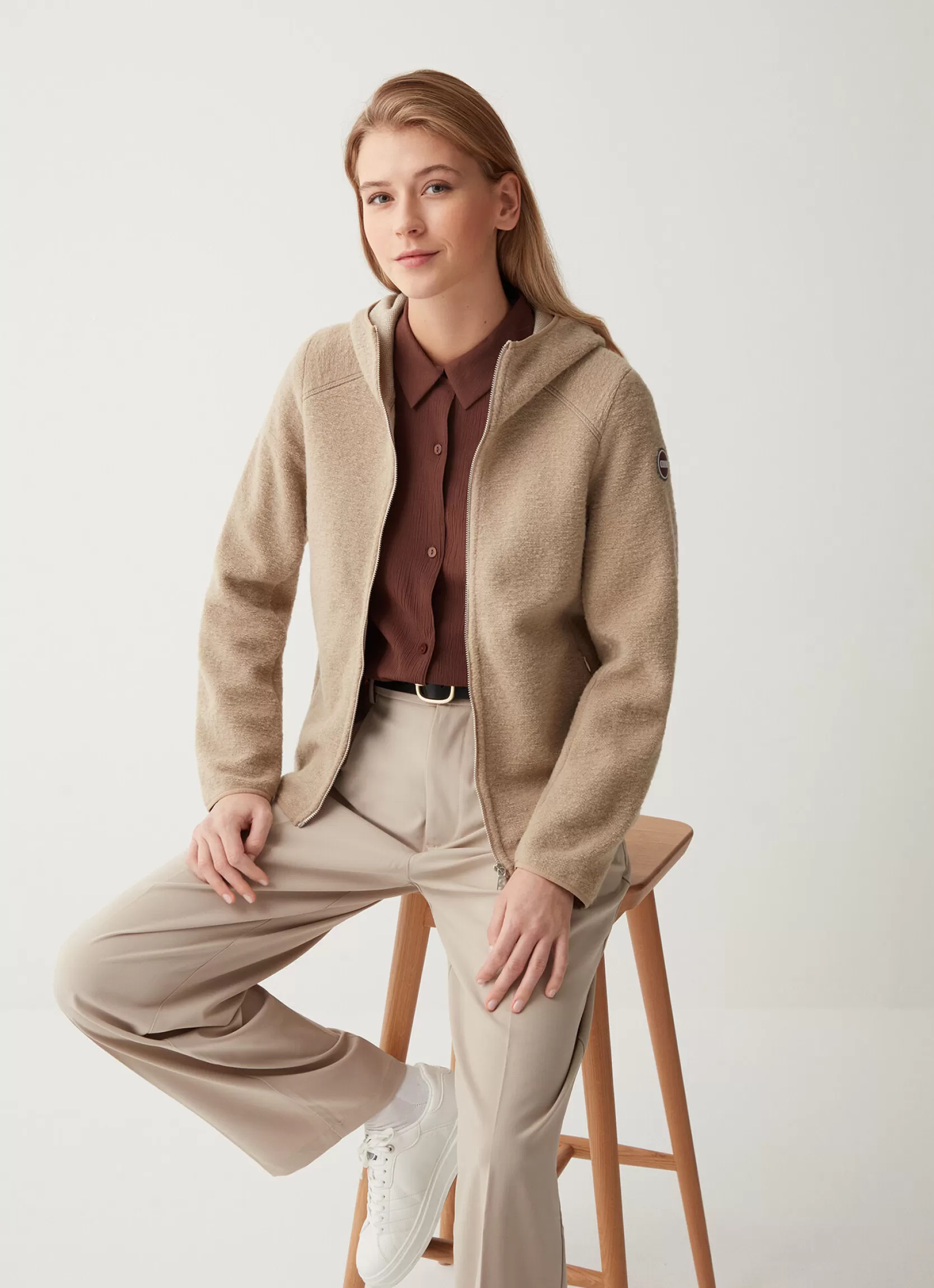 Colmar Wool blend hooded sweatshirt | woman Sweatshirts